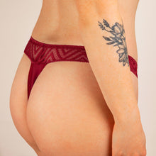 Charger l'image dans la galerie, tanga menstruel marine rouge dos