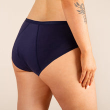 Charger l&#39;image dans la galerie, culotte menstruelle bleu navy dos
